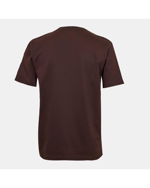 Burberry Brown Regular Fit T-Shirt for men