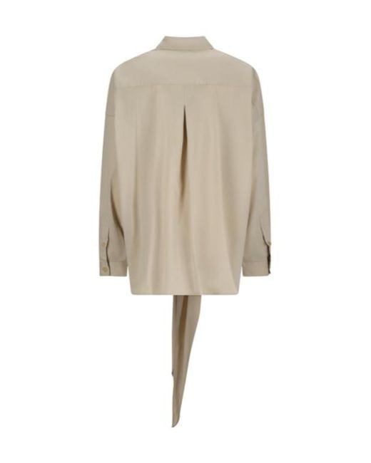 DARKPARK Natural Romy Drap Shirt