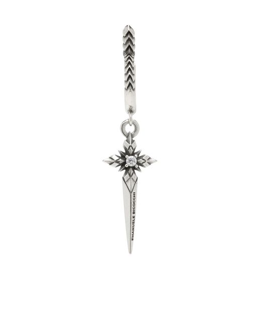 Emanuele Bicocchi Metallic Stella Ventis Dagger Single Earring for men