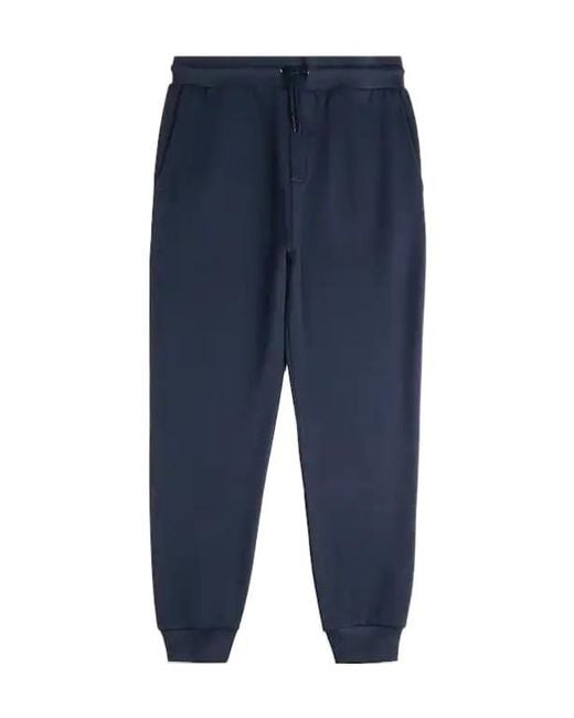 Fay Blue Drawstring Cuffed Joggers for men