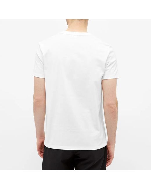 McQueen White T-Shirt With Round Neck And Short Sleeves for men