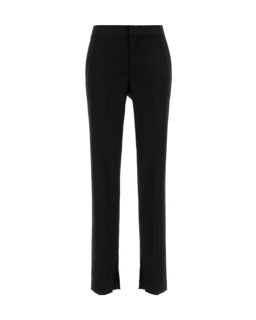 Pt Pantaloni Black Straight-Leg Casual Pants