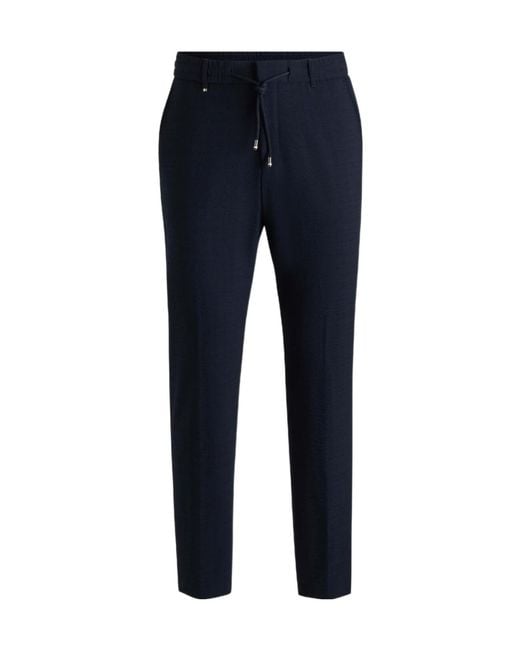 Boss Blue C-Perin-Rds-252 Trousers for men