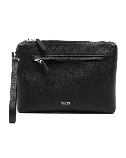 Tom Ford Black Wristlet Clutch for men