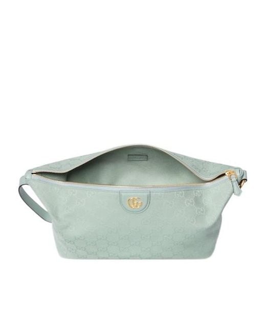 Gucci Green Vanity Medium Top Handle Bag
