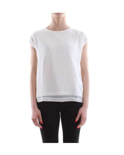 Armani Jeans White Logo Details T-Shirt