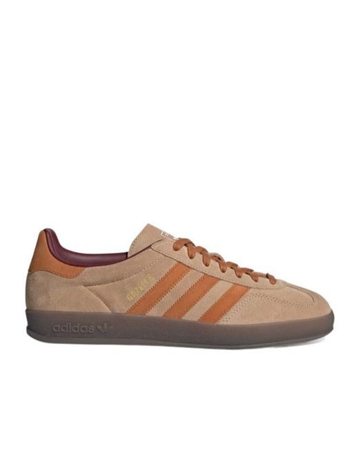 Adidas Brown Gazelle Indoor Sneakers for men