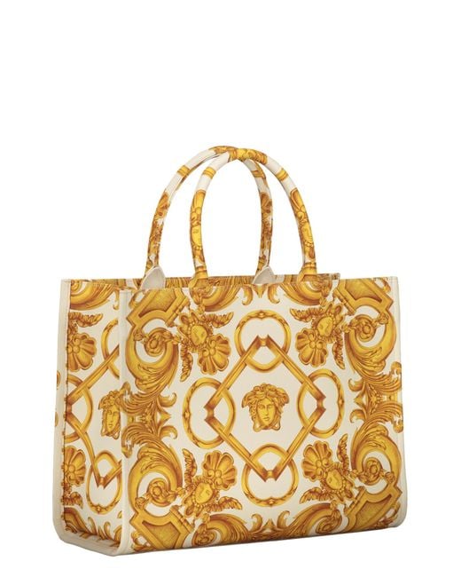 Versace Metallic Medusa Barocco Top Handle Bag