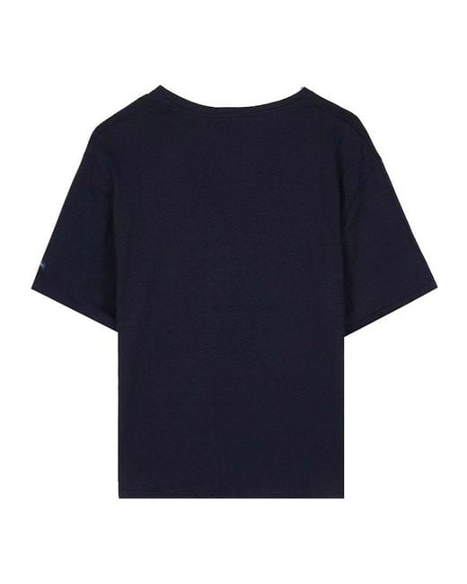 Saint James Blue Short-Sleeved T-Shirt