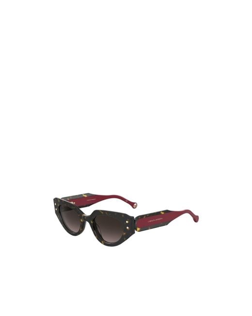 Carolina Herrera White Full Frame Sunglasses