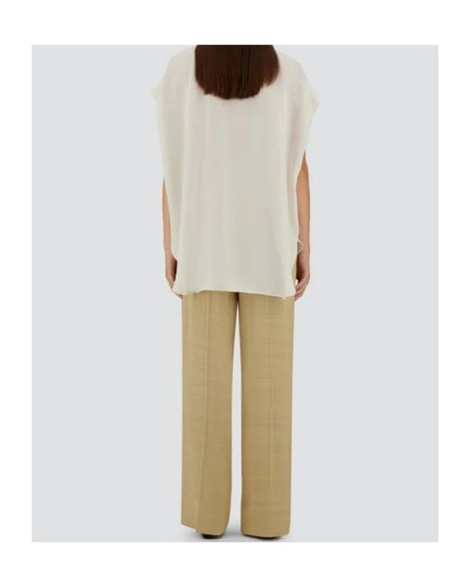 Herno White Flap-Sleeve Shirt