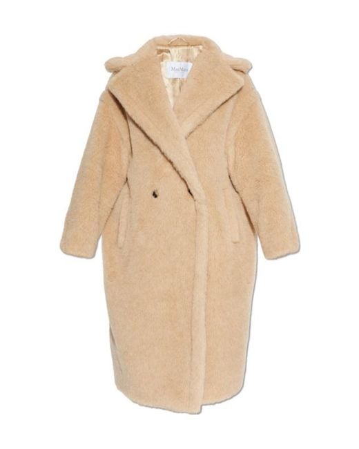 Max Mara Natural Long-Sleeved Coat