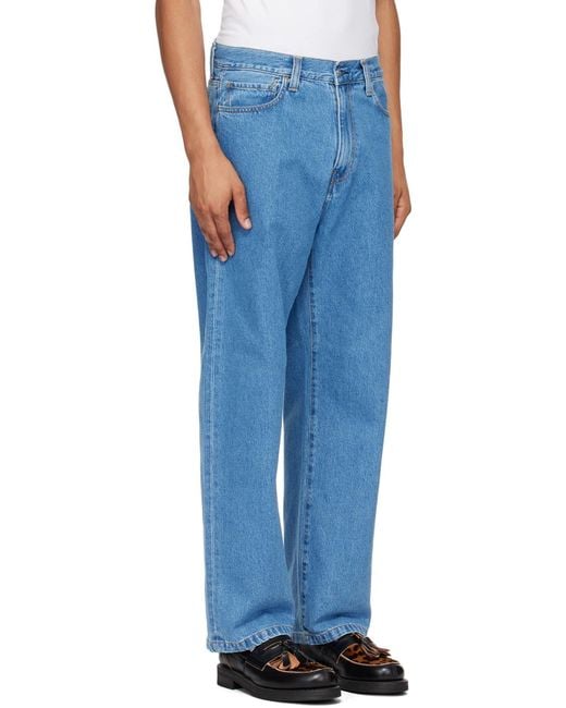Carhartt Blue Landon Tapered Jeans for men