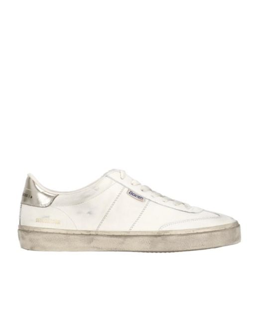 Golden Goose Deluxe Brand White Soul Star Lace-Up Sneakers for men