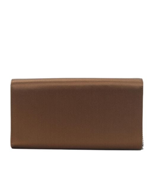 Roger Vivier Brown Dragonfly Flow Jewel Clutch Bag