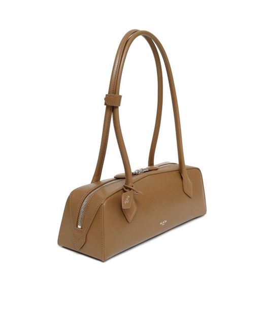 Alaïa Metallic Alaïa Le Teckel Medium Shoulder Bag
