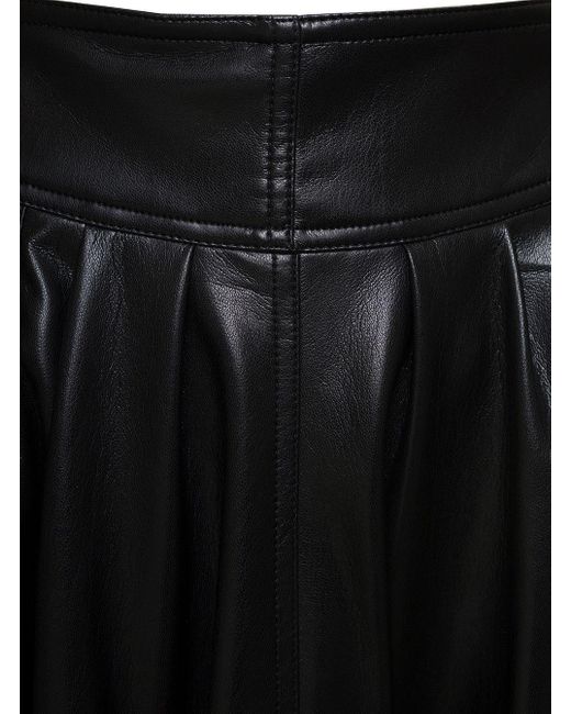 Philosophy Di Lorenzo Serafini Black High Waist Flared Skirt