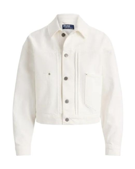 Polo Ralph Lauren White Buttoned Jacket