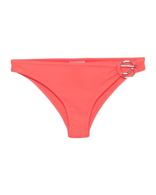 Coperni Pink Logo-Appliqué Bikini Bottoms