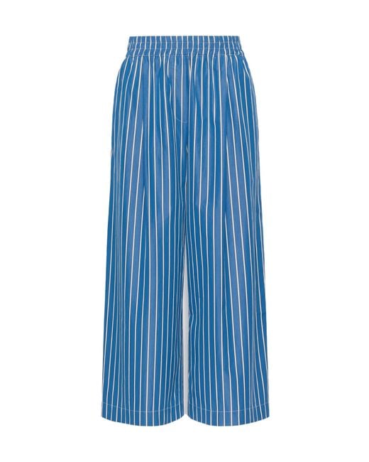 Weekend by Maxmara Blue Patterned Casual Pants