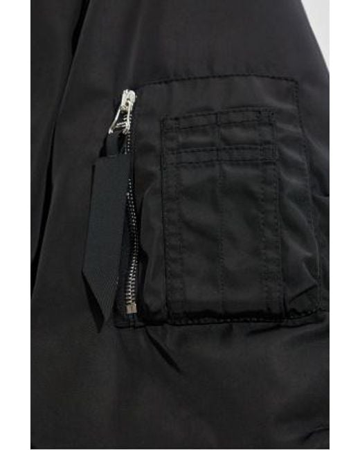 The Attico Black Bomber Jackets