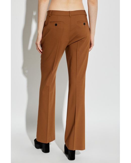 Etro Brown Straight Leg Trousers