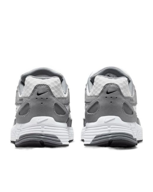 Nike Gray P-6000 Low-Top Sneakers for men