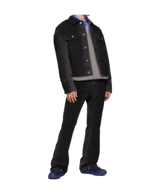 Wooyoungmi Blue Multi-Pocket Jeans for men