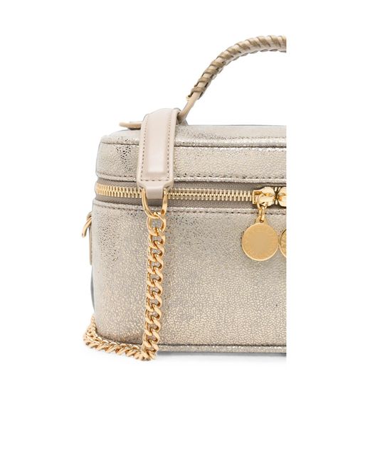 Stella McCartney Metallic Falabella Vanity Zipped Tote Bag