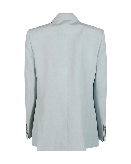 Blazé Milano Blue Double-Breasted Suit Jacket