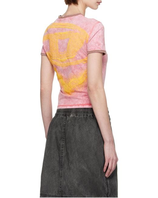 DIESEL Pink T-Uncutie T-Shirt