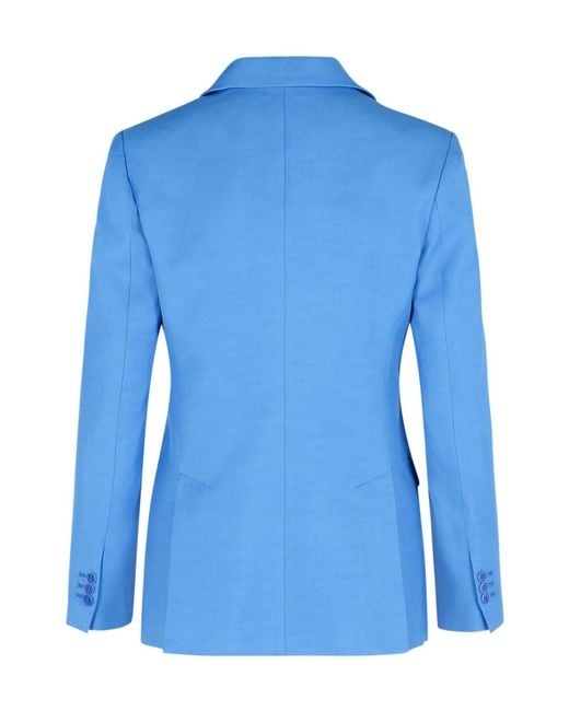 P.A.R.O.S.H. Blue P.A.R.O..H. Single-Breasted Tailored Blazer