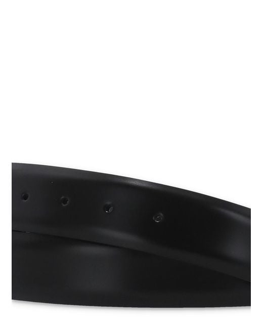 Orciani White Buckle-Fastening Leather Belt for men