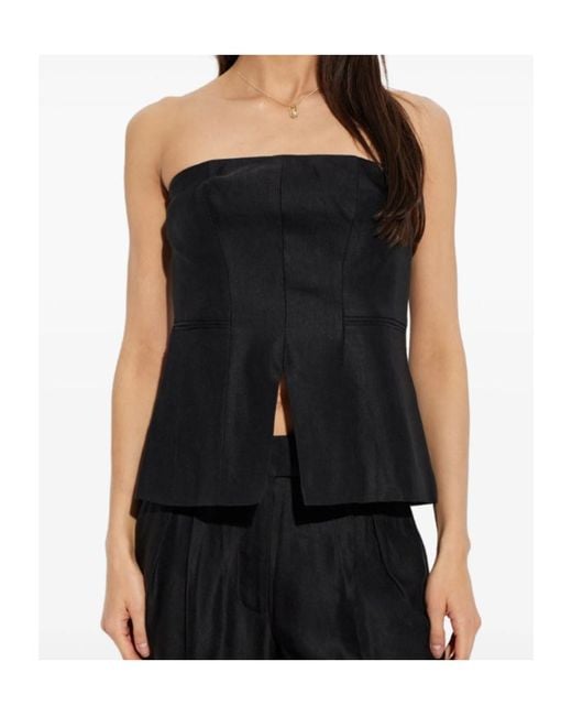 AllSaints Black Charley Top