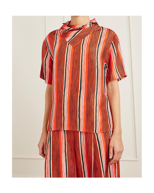 Proenza Schouler Red Short-Sleeved Shirt