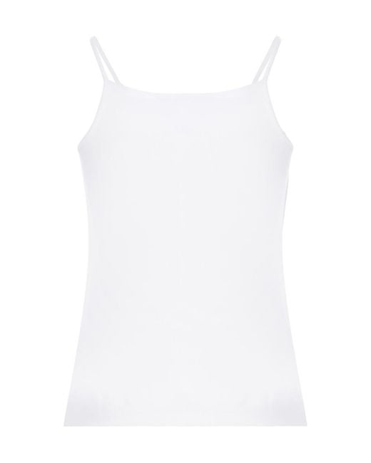 DSquared² White Dsquared 2 Logo Print Vest Top