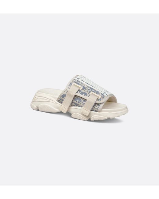 Dior White D-Wander Sandals