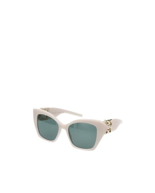 Givenchy Blue Eyewear Cat-Eye Frame Sunglasses