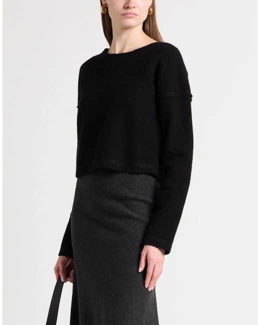 Max Mara Black Lightweight Knit Jumper