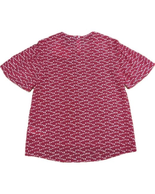 Weekend by Maxmara Red Short-Sleeved Tops