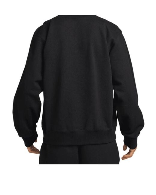 Nike Black Crew-Neck Sweatshirt for men