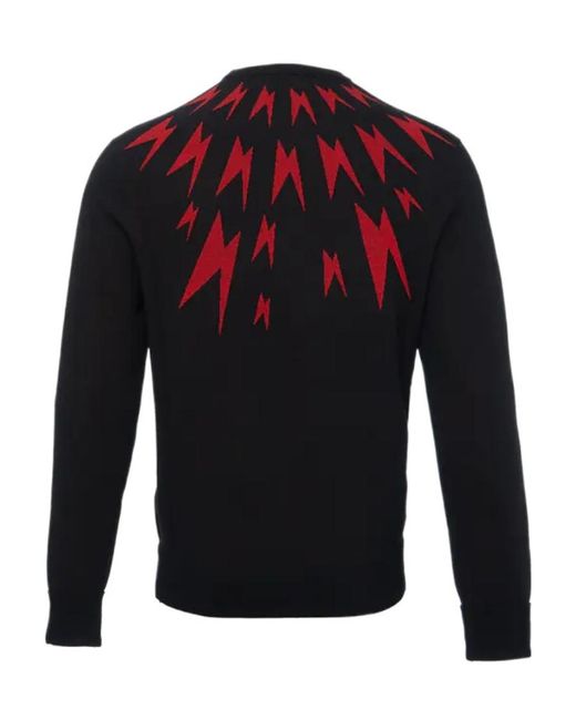 Neil Barrett Blue Long-Sleeved Pullover for men