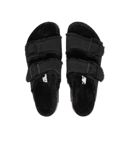 Birkenstock Black Logo Detail Sandals for men
