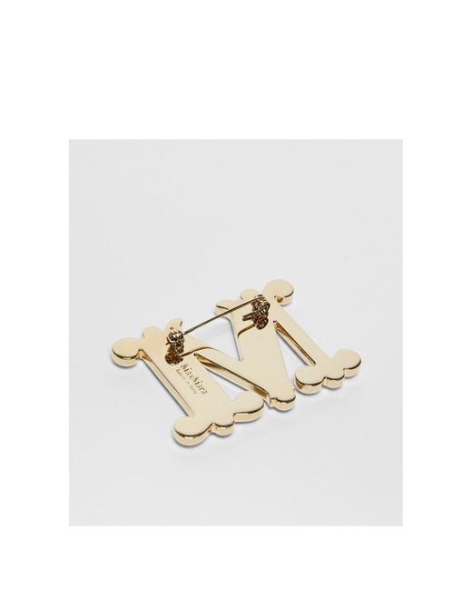 Max Mara White Bath2 Embellished Brooch