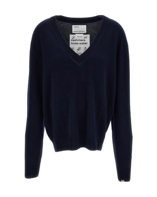 Extreme Cashmere Blue V-Neck Sweater