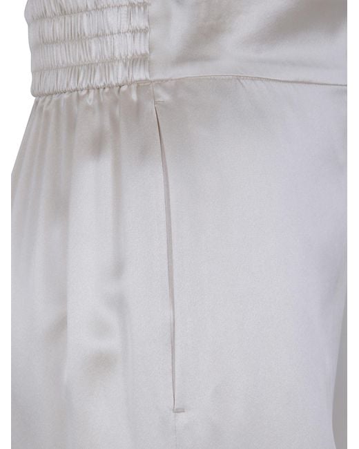 Joseph Gray Dijon Elasticated-Waistband Palazzo Pants