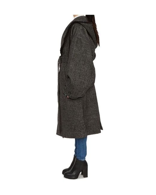 J.W. Anderson Black J.W. Anderson Hooded Long Trench Coat