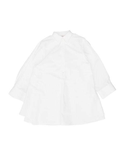 Céline White Collared Dress