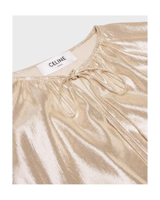 Céline Natural Cape Mini Dress