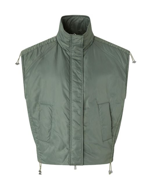 Pinko Green Angeles Technical Down Gilet